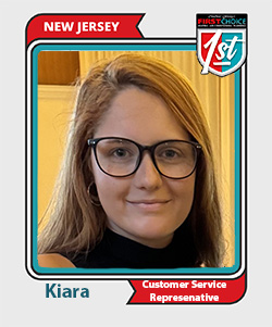 Kiara Customer Service Representative